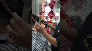 c&aacute;ch k&ecirc; lược đi khung #barbershop #barber #tocnam #keluoc