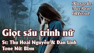 Karaoke Giọt Sầu Trinh Nữ Tone Nữ | TAS BEAT