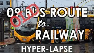 OLD 09 Weekday Bus Route from Aro Street to Railway Station, Wellington - Timelapse