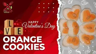 Cookies | Valentine day special recipe | Orange Cookies | Food Palace | Zoya