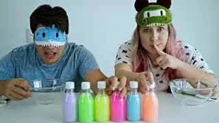 DESAFIO N&Atilde;O ESCOLHA A COLA NEON ERRADA TROLLAGEM!! Slime Challenge