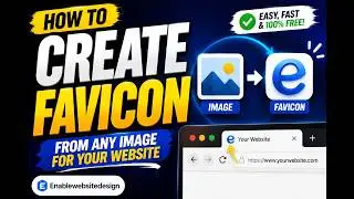 How to create a favicon icon from any image for your website | Enablewebsitedesign