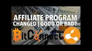 BitConnect changed the Affiliate Program | Good or Bad | Now only 5% on Level 1 | by tplusd