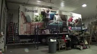 Wrapping The New Rotmans Furniture Fleet Of Box Trucks!