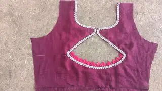 Latest Blouse Back Neck Design 😱| Simple & Stylish Cutting Stitching