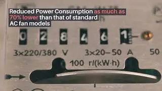 Mechatronics Low Power Consumption AC Fans