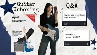 Guitar unboxing & QnA