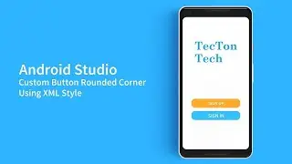 How to create rounded corner button in android studio - தமிழ்