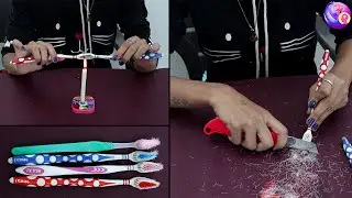 How to reuse old waste toothbrush at home | Best Out Of Waste