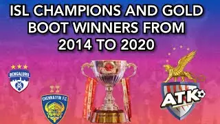 ISL Champions |Golden Boot | Winners from 2014 to 2020