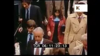 Early 1970s London Busy Streets, Commuters