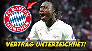 Eilmeldung beim FC Bayern M&uuml;nchen! Transfermarkt in Aufruhr! Vertrag best&auml;tigt!