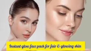 Instant glow face pack for Diwali & festive season l Get party ready glowing skin naturally👌💯