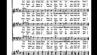 J. S. Bach. Coral de la Cantata BWV 67