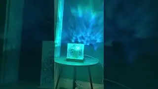 Water Ripple Lamp Fortnite Cube Night Light Aurora Ocean Projector #roomdecor #aurora #giftideas