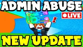 🔴LIVE - ADMIN ABUSE and NEW UPDATE in Escape Tsunami For Brainrots!
