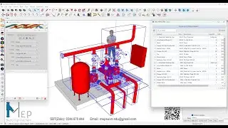DỰNG MÔ HÌNH 3D PHÒNG BƠM CHỮA CHÁY
