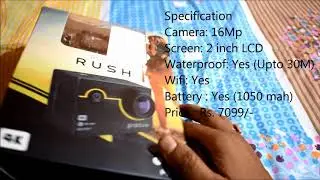 Unboxing Procus Rush 4k Action Camera