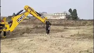 JCB Rock breaker testing 