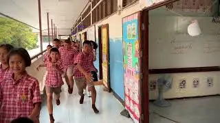 ซ้อมแผนเผชิญเหตุกรณีอัคคีภัยในโรงเรียน - โรงเรียนบ้านสนาย