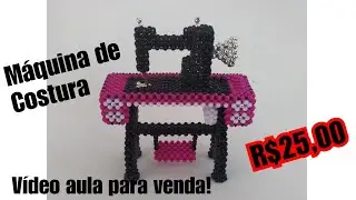 Máquina de Costura de Miçangas- Vídeo aula para venda!