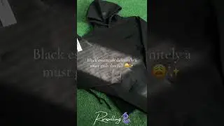 Clean. Minimal. Timeless. 🖤⚡ Black Essentials tracksuit in stock now. #viral #fashion #ytshorts