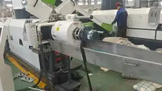 soft pp pe film pelletizing line