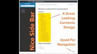 Sphinx -Python Documentation Generator For Maya Python Tools