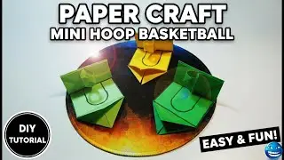 DIY Paper Mini Basketball 🏀 Easy Paper Craft Tutorial! #diy #basketball #origami #tutorial