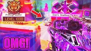 INSANE 'DARK MATTER' TRICKSHOTS ON LEVEL 1000 CHALLENGE!! BLACK OPS 3 NEW DLC WEAPON TRICKSHOTTING!