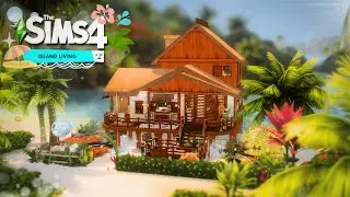 The Sims 4 Island Living | Sulani Sunset House🪸 | บ้านหลังนี้สร้างด้วยภาค Island Living🏝️
