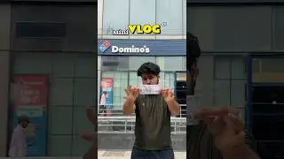 Only 100₹ In Dominos 🍕!! #foodie #minivlog #foodchallenge