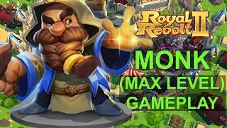 Royal Revolt 2 MONK | MAX LEVEL MONK GAMEPLAY | RR2 UNITS | Guide | Tutorial | New Version