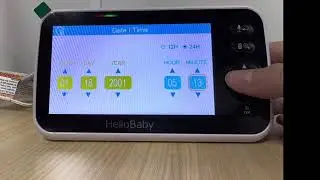 HelloBaby Baby Monitor -HB6550 :Time Seetting-Exact Time