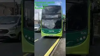 Southern vectis bus 1620 pulling in to bus stop on its way to Ryde bus station