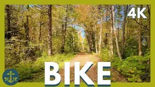 Virtual Bike Ride in Algonquin Provincial Park: Real Sounds, No Music with Telemetry
