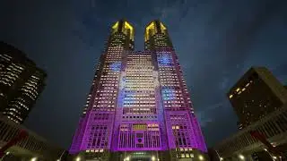 花費10億日圓 全球最大建築光雕投影秀 東京都廳「TOKYO Night & Light」