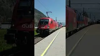 dreifach 1116/1016 f&auml;hrt durch Rietz #oebb #1116 #1016 #taurus #nightjet #g&uuml;terzug #zug #train #oebb