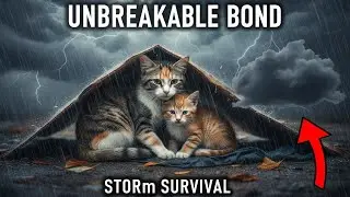 &ldquo;A Storm of Courage: The Heart-Touching Story of Two Stray Cats&rdquo;