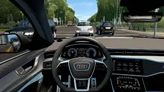 Audi Q8 2019 - City Car Driving [Steering Wheel Game Play]