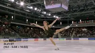 2025 Grand Prix De France Ladies SP Combination Jumps