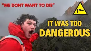 Surviving the Elements: Abandoning the Ascent &ndash; Helvellyn Mountain Adventure Turns Treacherous!