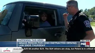 Enforcement of Ohio&rsquo;s distracted driving law starts Thursday