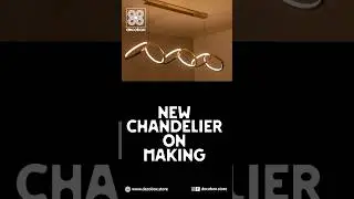 Profile Ring Chandelier Making| #chandelier #homedecor #interiordesign #fancylights #luxurylighting