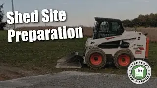 Shed Site Preparation by Myerstown Sheds & Fencing