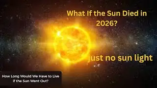 if the Sun Went Out? What If the Sun Died  What If the Sun Disappeared Right Now? What If Sun