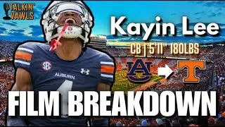 Kayin Lee Film Breakdown | Auburn➡️Tennessee | Tennessee Vols Football