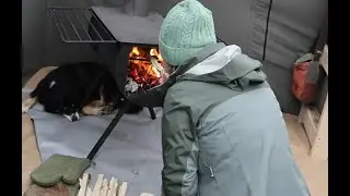 Off Grid Pole Barn Site Preparation, Rainy Day Woodstove, and Dutch Oven Stew! 2024 Episode 3