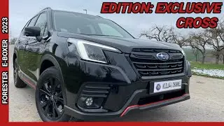 EDITION 2023 | Forester Sport e-Boxer Exclusive Cross | Crystal Black Silica | Innen & Au&szlig;en Ansicht