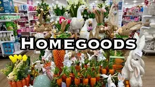 HomeGoods Spring Decor Finds • Easter Bunnies, Florals, Wreaths, Furniture